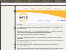 Tablet Screenshot of evetbilisim.com